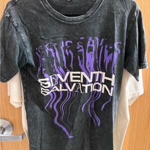 Elysium Athletic Men’s Black and Purple Graphic Tee